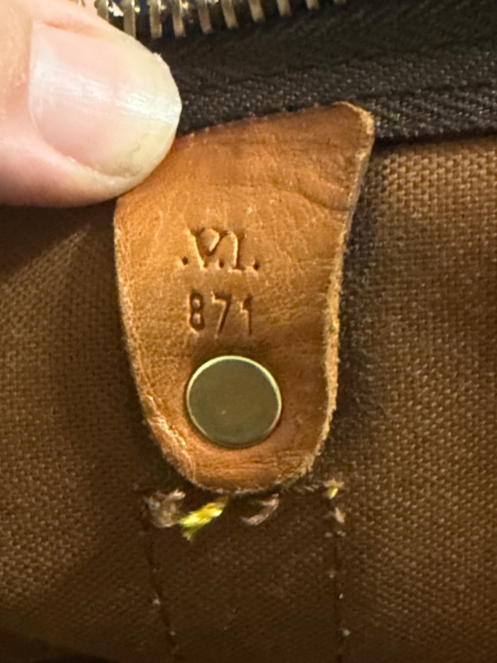 Vintage 1987 Louis Vuitton Speedy 50 - Picture 8 of 8